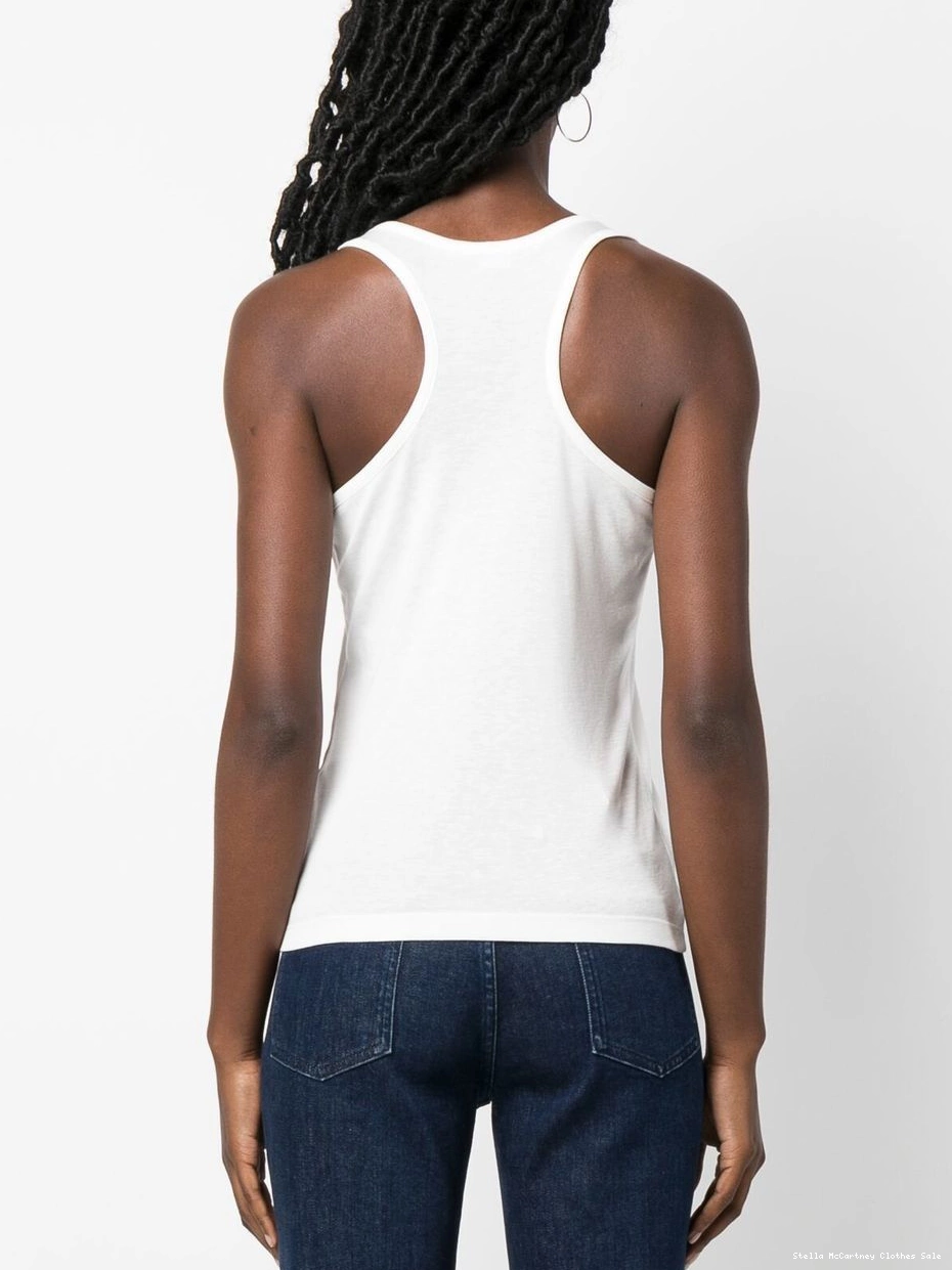 Affordable McCartney Women racerback top logo-print Stella 0821